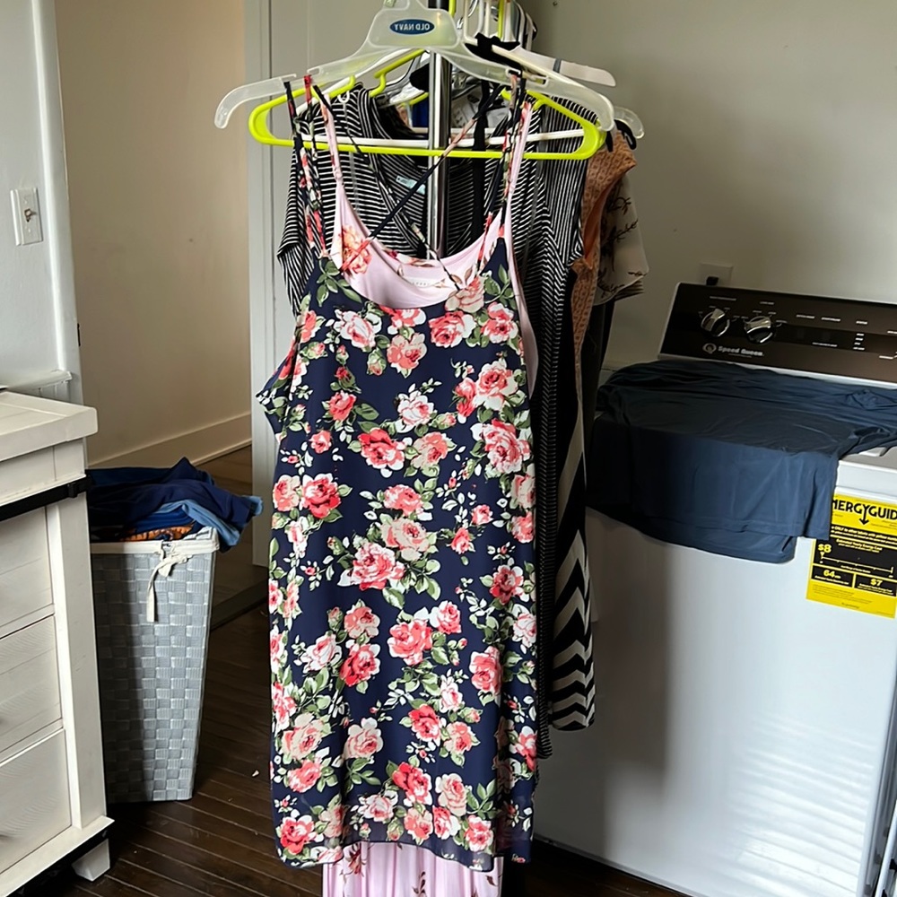 Floral loose fit dress